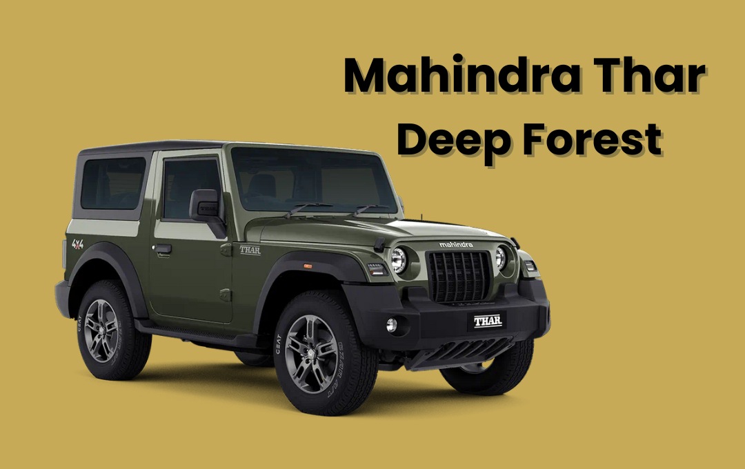 Mahindra Thar Adds New Deep Forest Colour Option